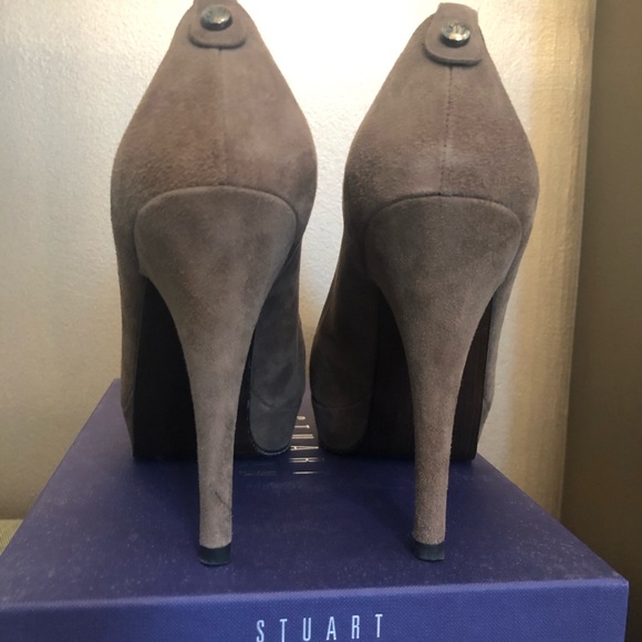 Stuart Weitzman open toe pumps - Picture 3 of 5